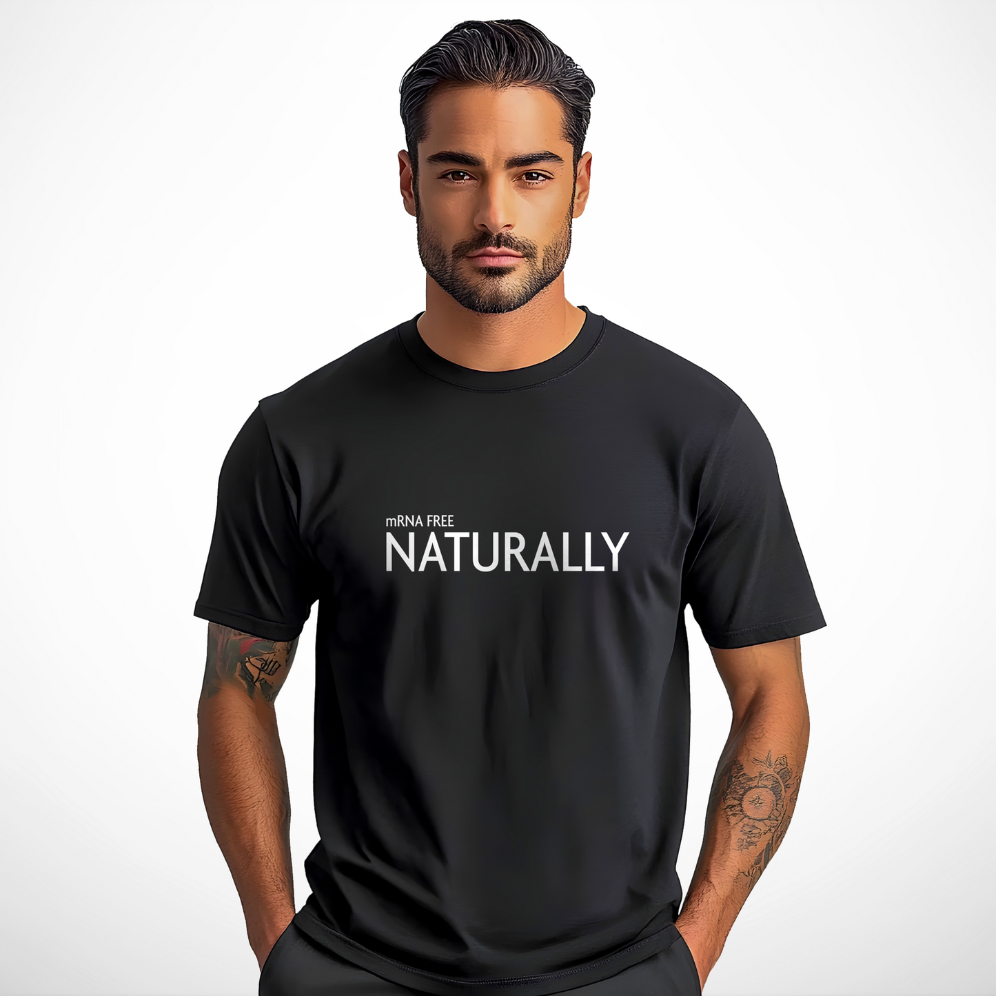 mRNA FREE T-shirt – Statement Clothing for Natural Health Advocates