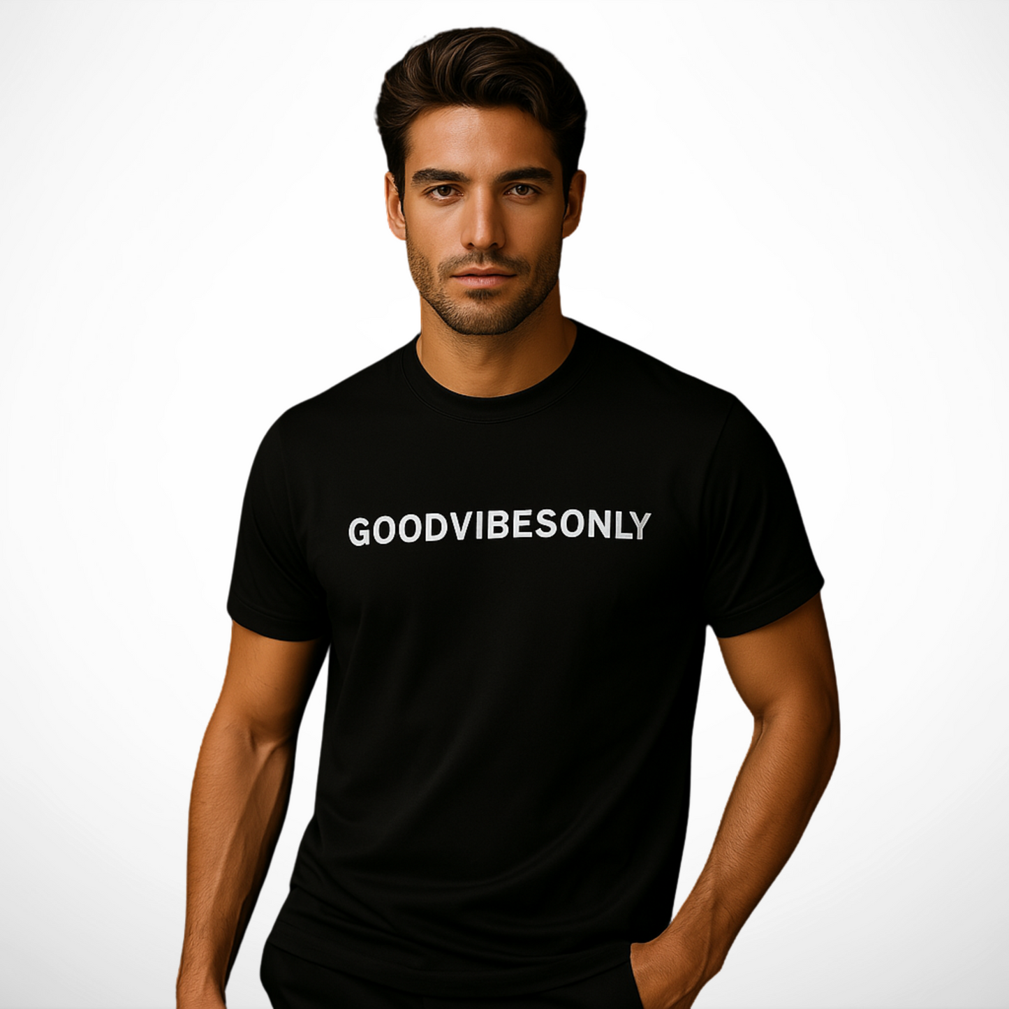 Good Vibes Only T-shirt – Statement Clothing for a Positive Mindset