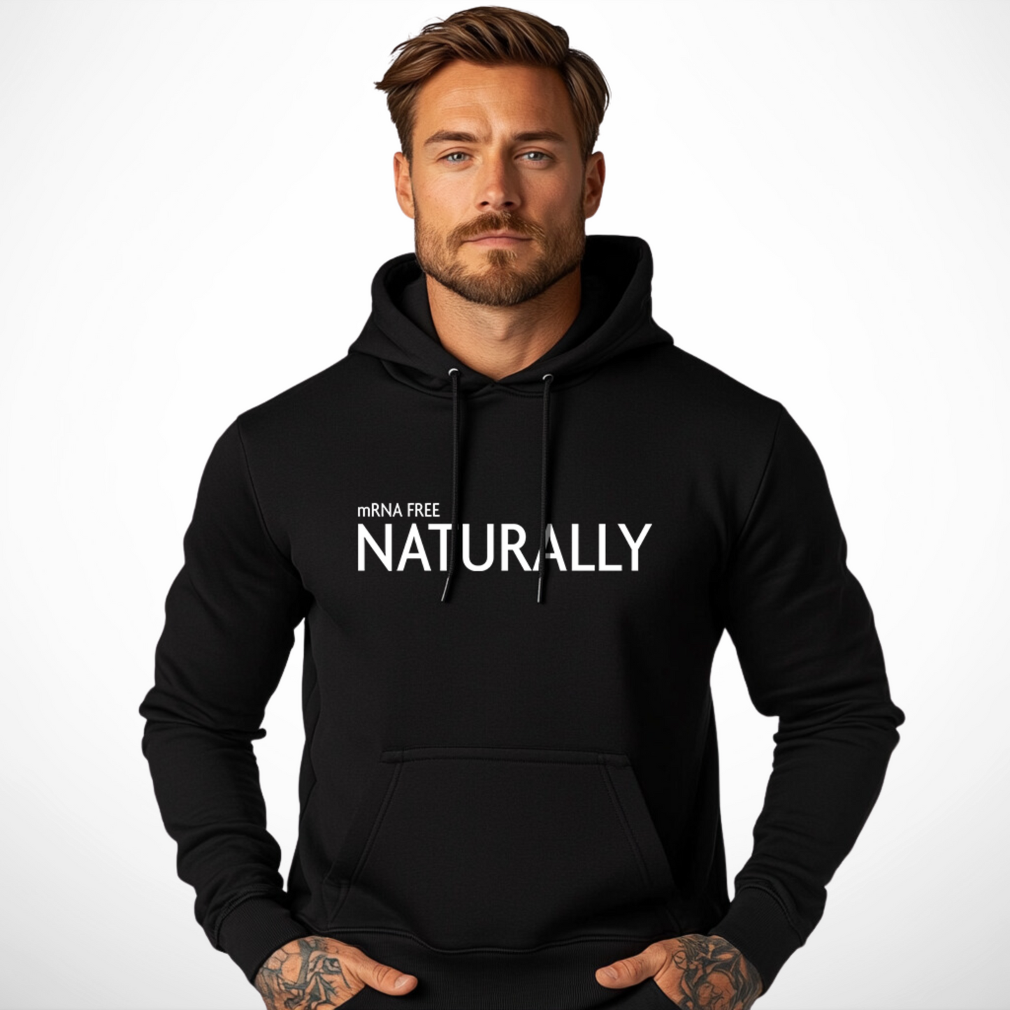 mRNA FREE Hoodie – Statement Clothing for Critical Thinkers