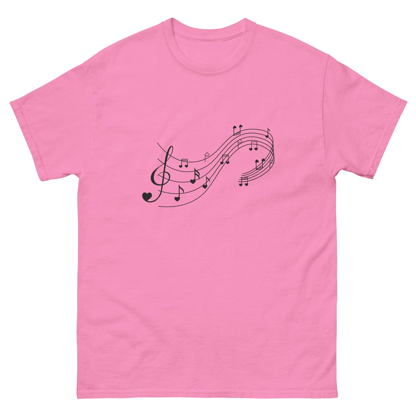 Love Music Sheet T-shirt – Statement Clothing for Music Lovers
