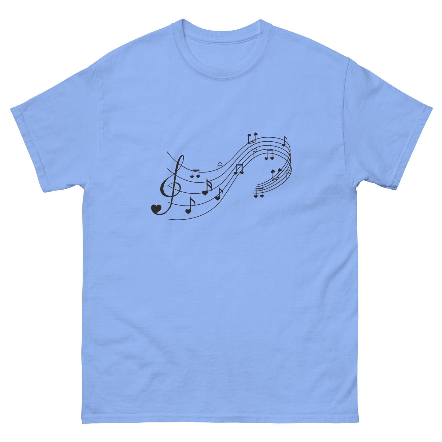Love Music Sheet T-shirt – Statement Clothing for Music Lovers