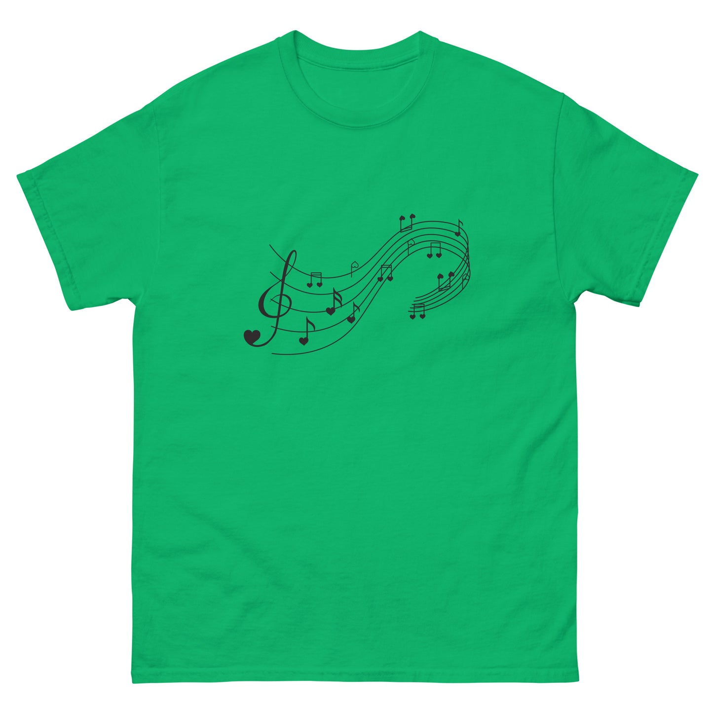 Love Music Sheet T-shirt – Statement Clothing for Music Lovers
