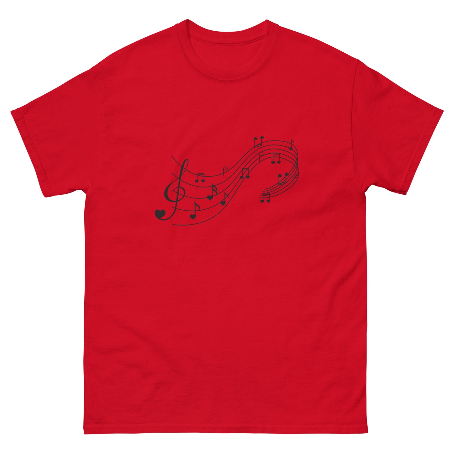 Love Music Sheet T-shirt – Statement Clothing for Music Lovers