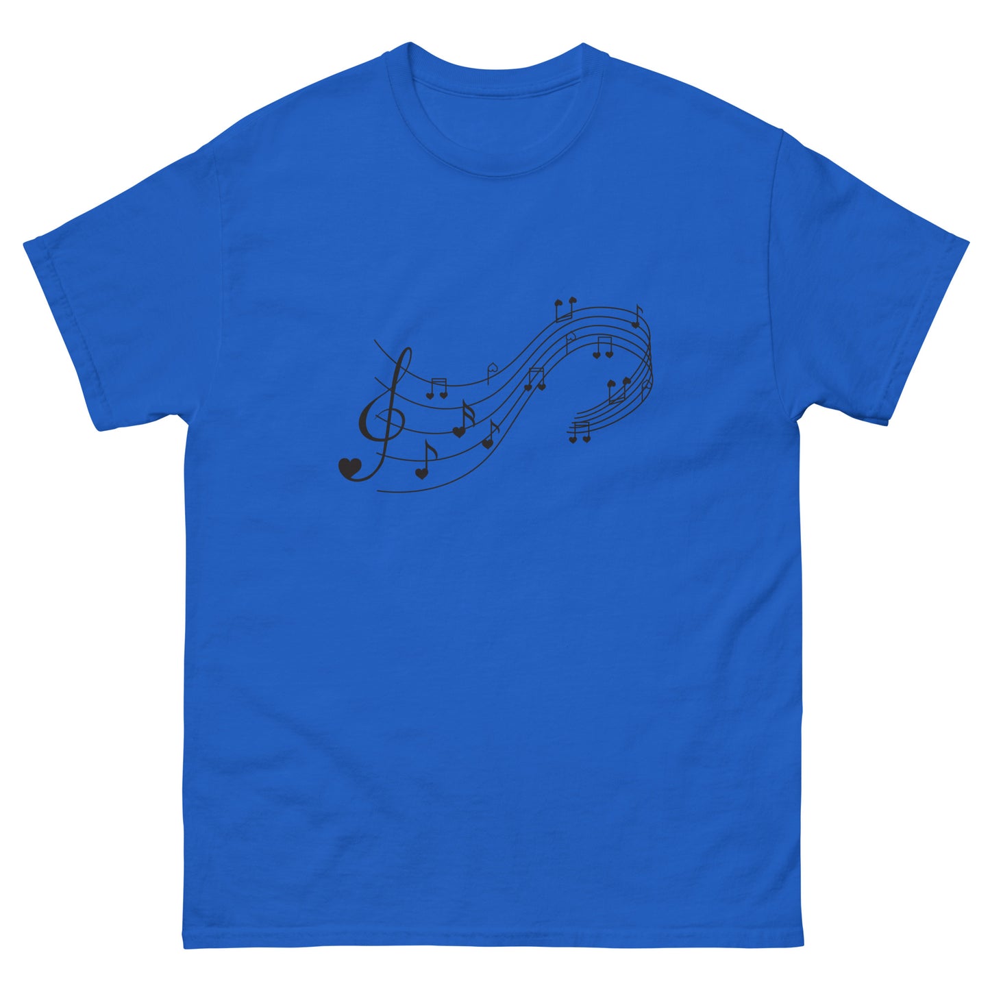 Love Music Sheet T-shirt – Statement Clothing for Music Lovers