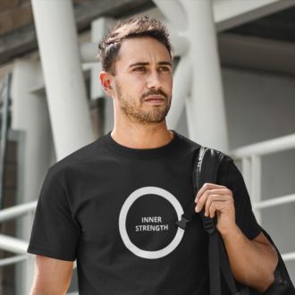 Inner Strength Circle T-shirt – Statement Clothing for Those Who Draw Power from Within