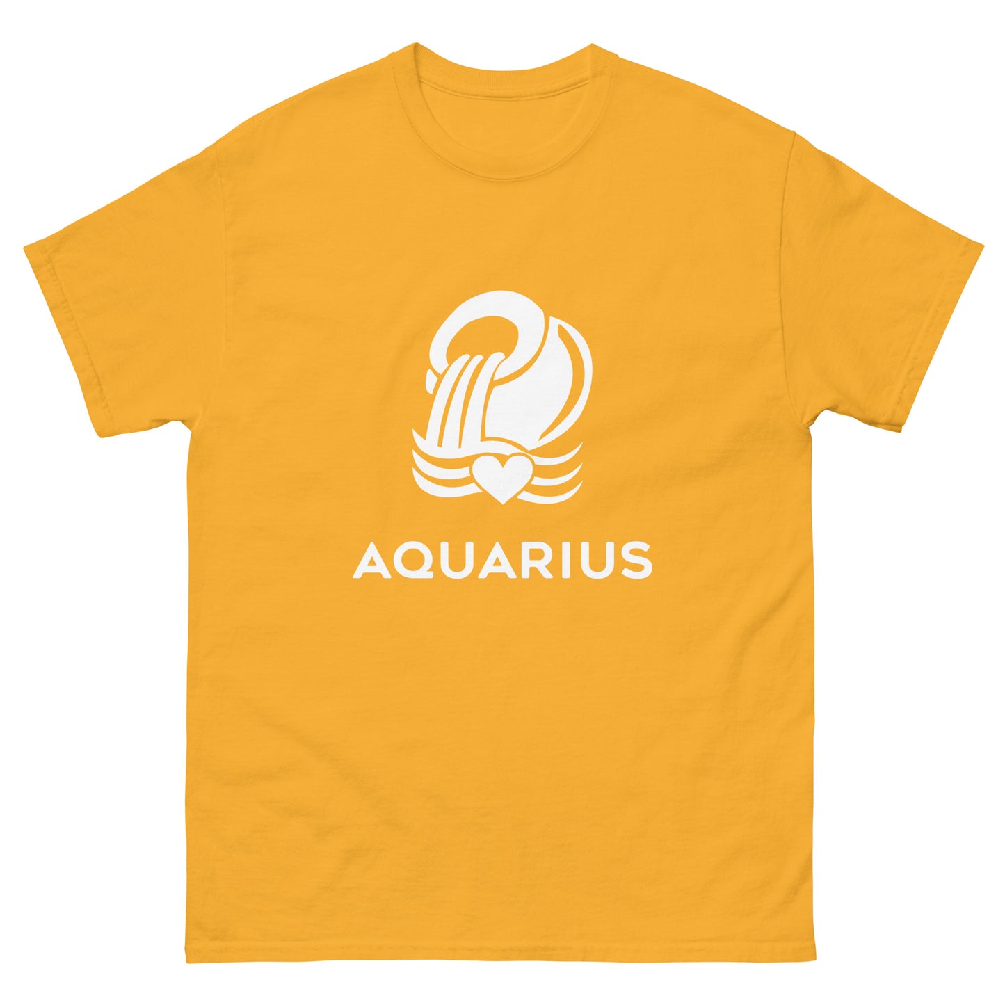 Aquarius Zodiac Sign T-shirt by Yebber