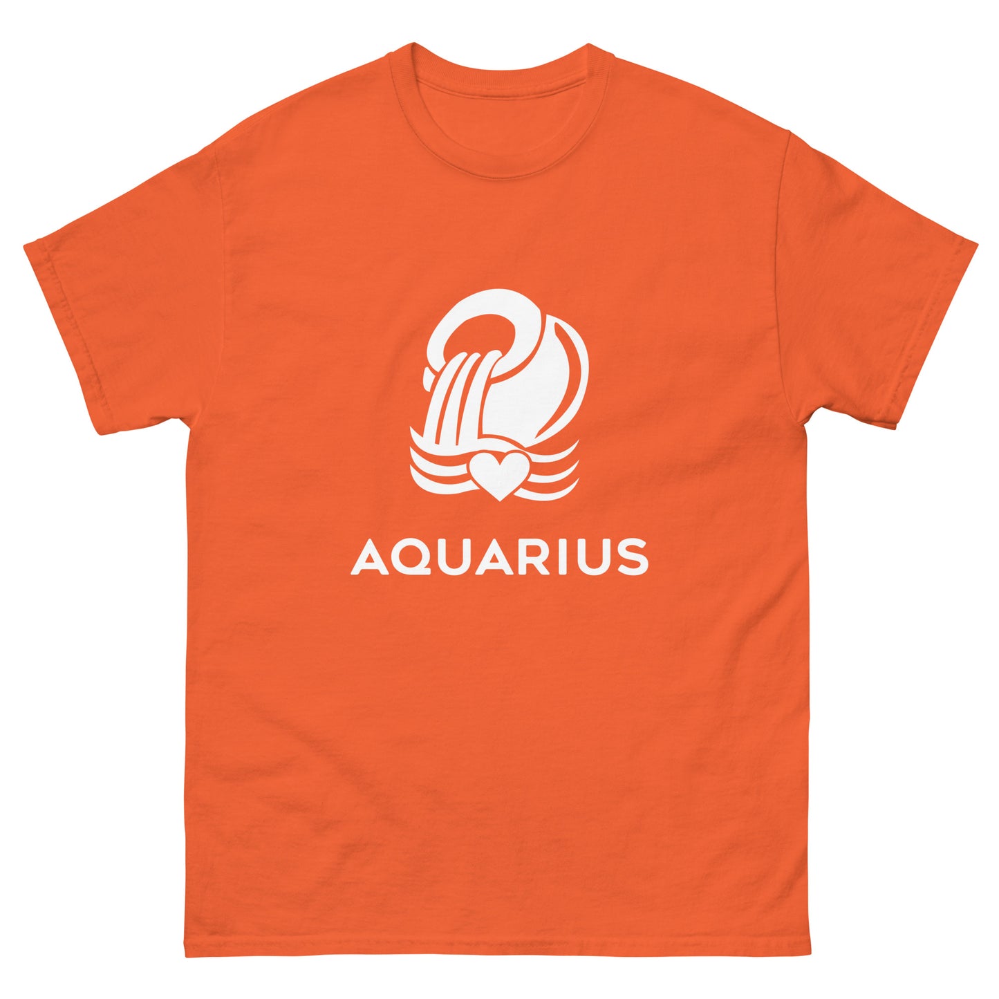 Aquarius Zodiac Sign T-shirt by Yebber