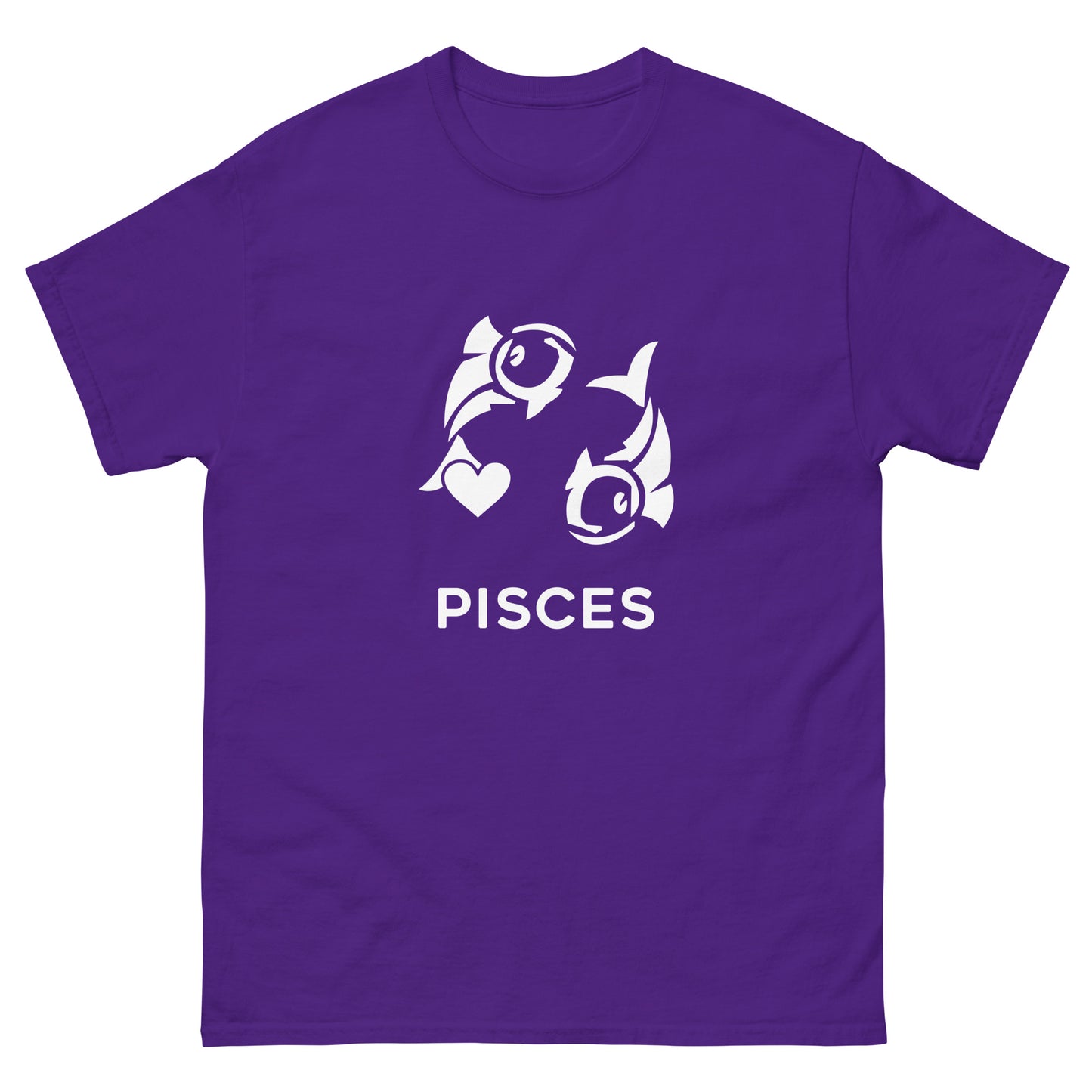 Pisces Zodiac Sign T-shirt by Yebber