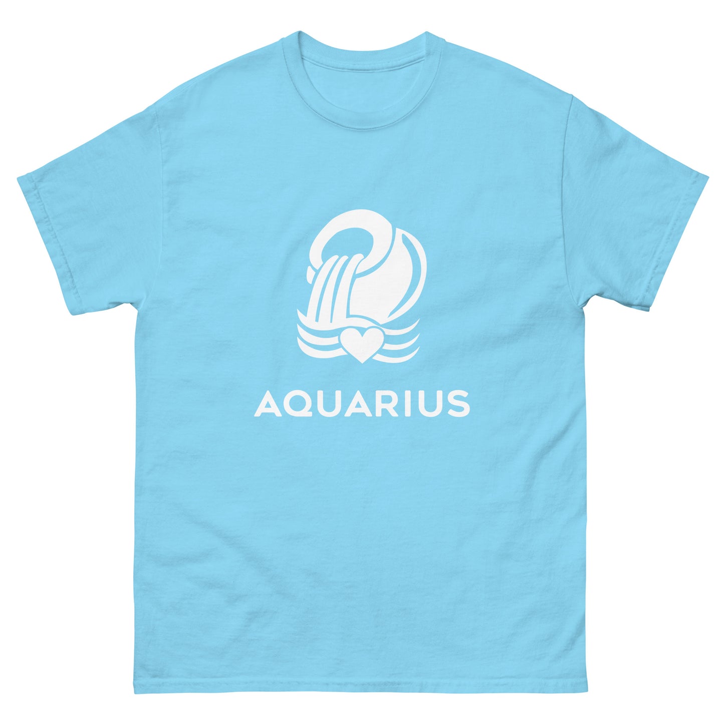 Aquarius Zodiac Sign T-shirt by Yebber