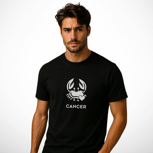 Kreeft Sterrenbeeld T-shirt – Statement Kleding voor Meelevende Zielen