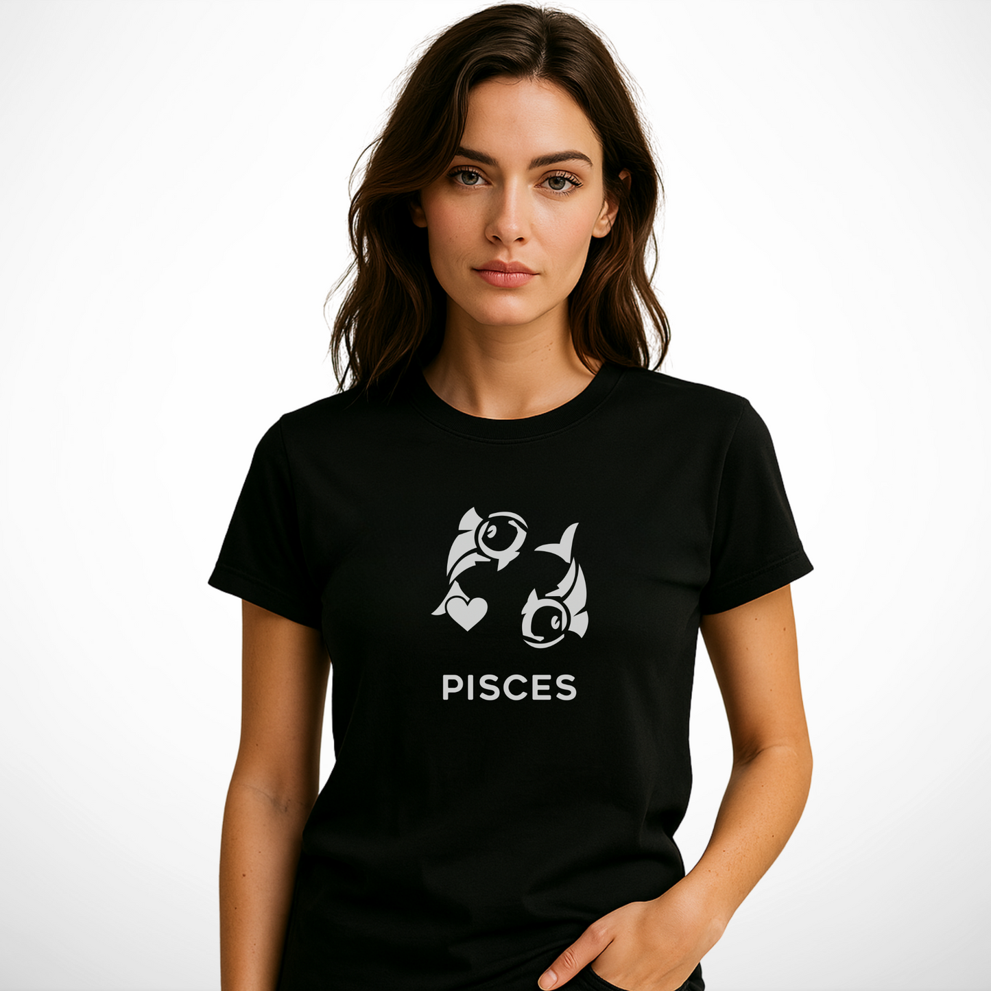 Vissen Sterrenbeeld T-shirt – Statement Kleding voor Dromerige Zielen