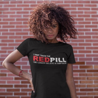 Red Pill extended T-shirt - Yebber