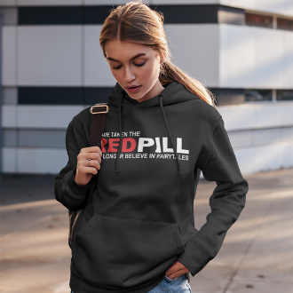 Red Pill extended Hoodie - Yebber